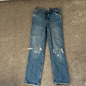 Abercrombie 90s Straight Ultra High Rise Jeans